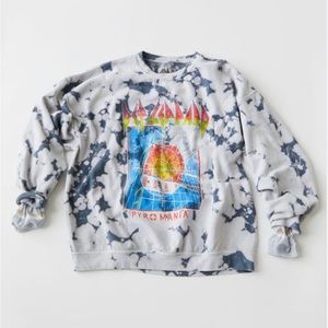 Def Leppard Pyromania Tie-Dye Sweatshirt